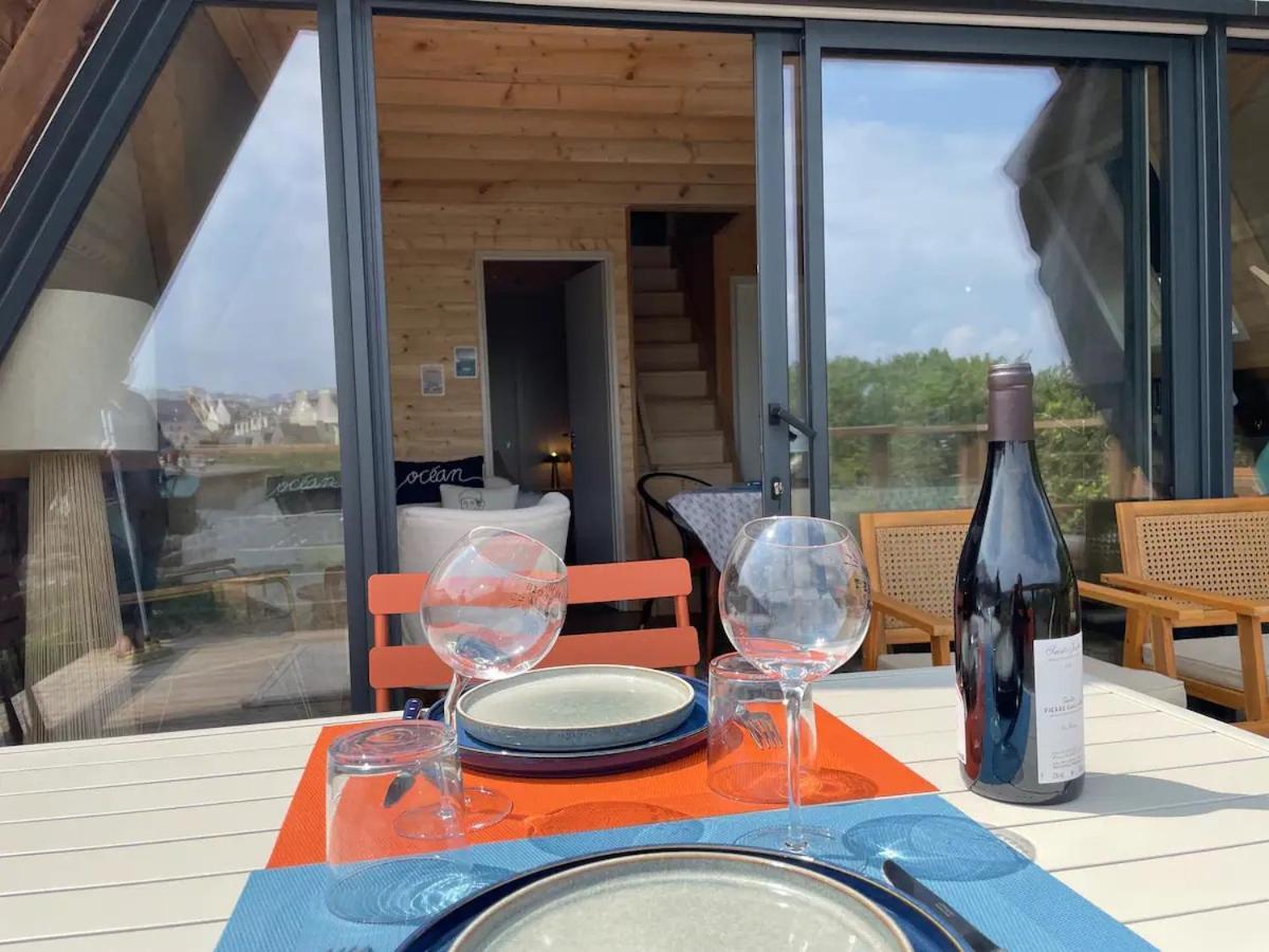 Le Tipi Bleu Tiny House Neuve Avec Terrasse Et Jardin Villa Camaret-sur-Mer Luaran gambar