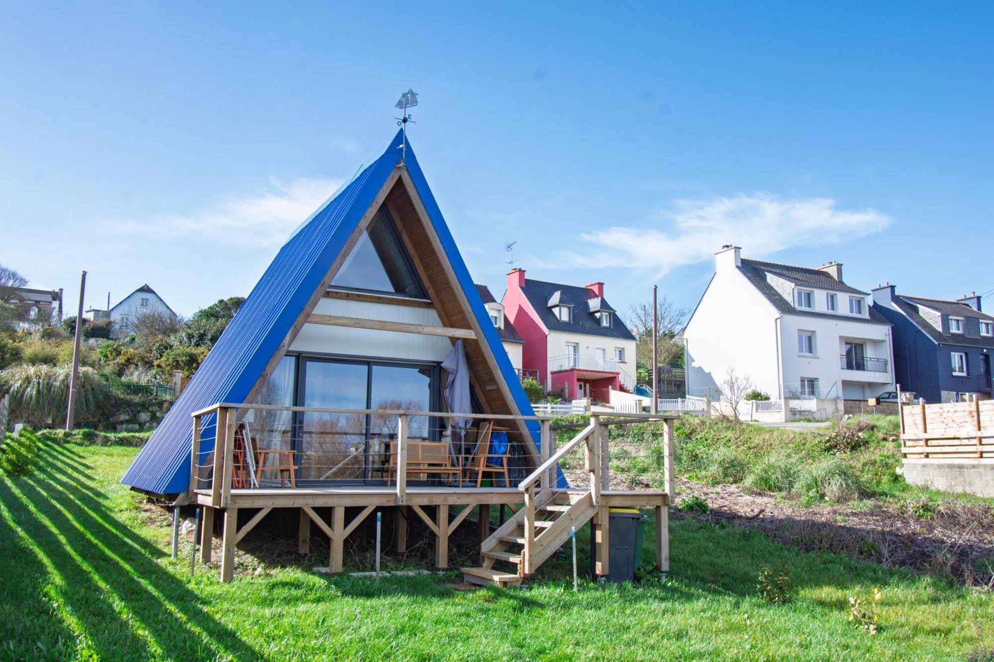 Le Tipi Bleu Tiny House Neuve Avec Terrasse Et Jardin Villa Camaret-sur-Mer Luaran gambar