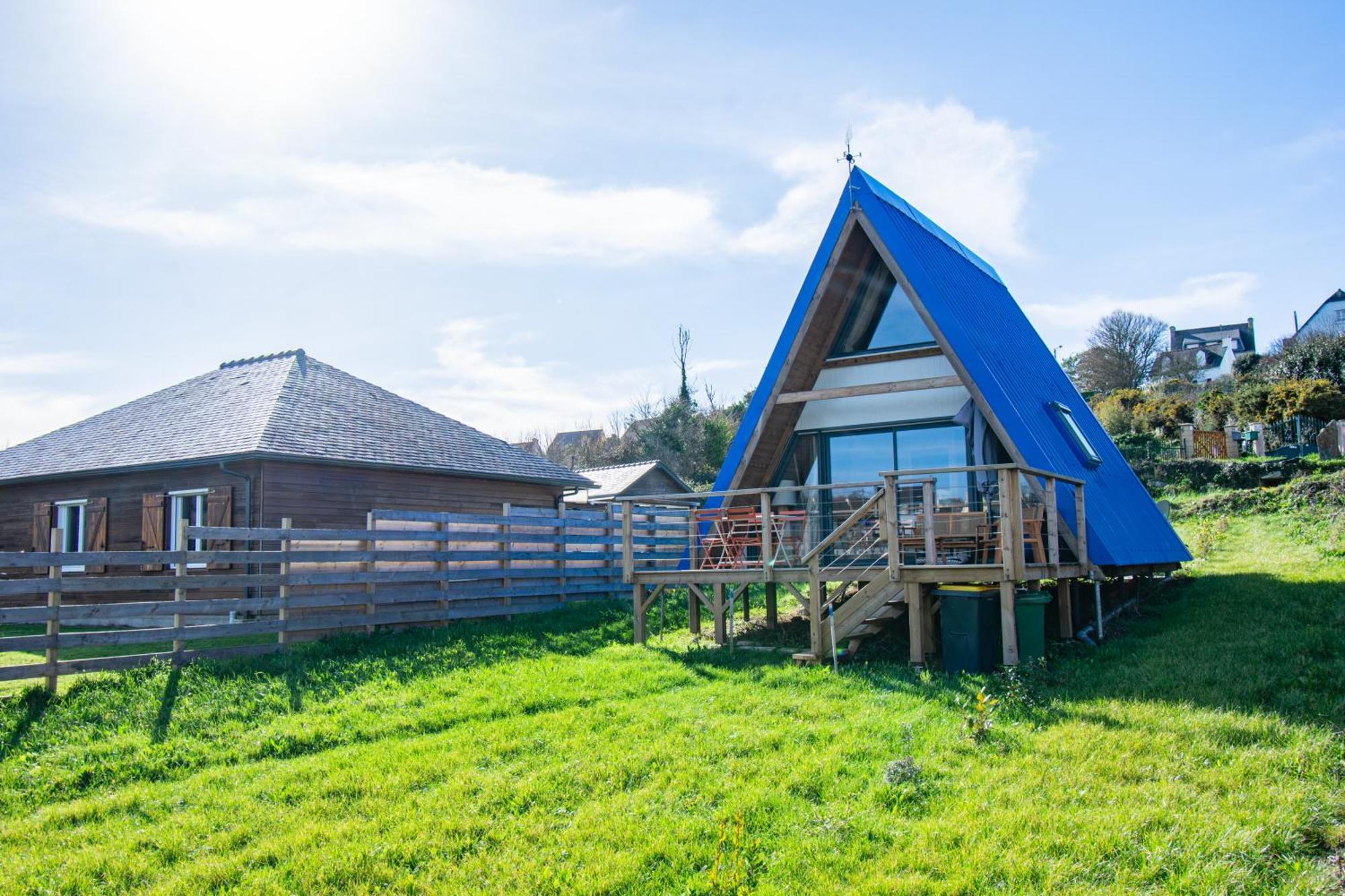Le Tipi Bleu Tiny House Neuve Avec Terrasse Et Jardin Villa Camaret-sur-Mer Luaran gambar